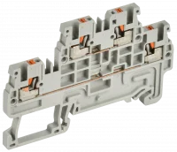 Колодка клеммная CP-ML 2 ур. 1,5мм2 серая IEK