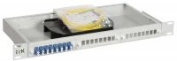 Кросс 1U укомплектованный LC (duplex) 16шт (OS2)