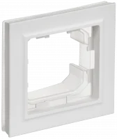 BRITE Рамка 1-местная IP44 РУ-1-БрАБ-44 арктический белый IEK