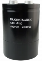 Конденсатор электролитический силовой 400V 4700uF (400В 4700мкФ) 85C
