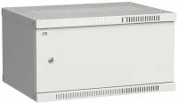 Шкаф LINEA WE 6U 600x450мм дверь металл серый