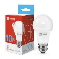 Лампа светодиодная LED-A60-VC 10Вт 230В Е27 6500К 950Лм IN HOME