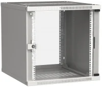 Шкаф LINEA WE 12U 600x450мм дверь стекло серый