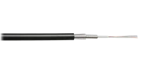 Кабель волоконно-оптический, 4 волокна, SM 9/125 G.657.A1, внешний, со стальной лентой, 2.7кН, PE, черный
