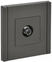 FORTE&PIANO Розетка TV проходная FP329 серый IEK