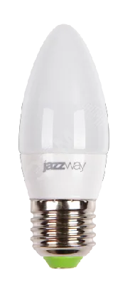 Лампа светодиодная LED 9w E27 4000K свеча Jazzway