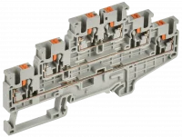 Колодка клеммная CP-ML 3 ур. 2,5мм2 серая IEK