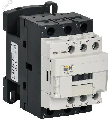 ARMAT Контактор КМИ-А-10612 LC1D 6А 230В/АС3 1НО/1НЗ IEK