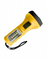 Фонарь ручной 0,5Вт LED+4SMD1Вт, 1xAA, корпус ABS-пластик, ремешок ручной