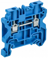 ARMAFIX Колодка клеммная CY4BU винтовая 4мм2 проходная синяя Ex IEK