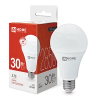 Лампа светодиодная LED-A70-VC 30Вт 230В Е27 4000К 2850Лм IN HOME