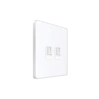 Розетка информационная С/У RJ-45 кат.5e 2-я, Арктический лед , Systeme Infinity