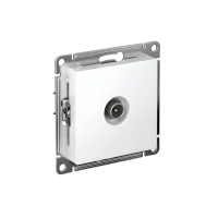 Розетка ATLASDESIGN TV оконечная 1DB механизм белый
