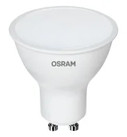 Лампа светодиодная LED 6Вт GU10 6500К 600Лм CRI95 спот 170-250В (замена 60Вт) OSRAM матовый рассеиватель