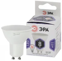 Лампа светодиодная LED 8 Вт 640Лм 6000К софит холодный GU10 170-265В LED MR16-8W-860-GU10 Standart