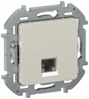 IEKINSPIRIA Розетка компьютерная RJ45 категория 5Е UTP 6731181 шампань