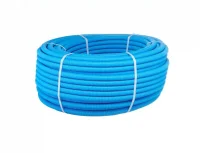 Труба металлопластиковая RIXc 20х2 PEXc-AL-PEX c, всиней гофре, бухта 50  метров