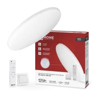 Светильник светодиодный NEO SIMPLE-125RC-WH 125Вт 230В 3000-6500K 10000Лм 460x67мм с пультом ДУ белый IN HOME