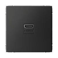 ARTGALLERY РОЗЕТКА HDMI, механизм, БАЗАЛЬТ