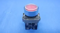 Кнопка LA167-BAF45 d=22мм 1з+1р красная