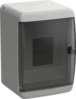 Корпус пластиковый навесной на 4 модуля КМПн-4 IP41 TEKFOR Mini белый