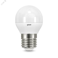 Лампа светодиодная LED 7 Вт 550 Лм 4100К белая Е27 Шар шаг. диммирование Black Gauss
