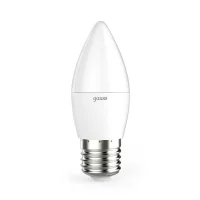 Лампа светодиодная LED 6.5 Вт 550 лм 4100К свеча нейтральный E27 AC 220В Black