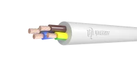 Провод ПВС 3х4+1х4 белый