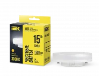 Лампа светодиодная T75 таблетка 15Вт 230В 3000К GX53 IEK