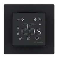 Терморегулятор с комбинацией датчиков Ридан Clever с Wi-Fi черный 16А