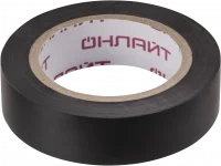 Изолента ОНЛАЙТ 71 674 OIT-B15-10/BL черная