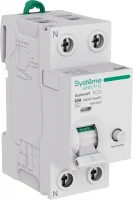 Выключатель дифференциального тока (ВДТ) 63A 2P 100мА Тип-AC 230В Systeme9
