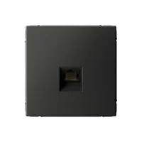 ARTGALLERY РОЗЕТКА компьютерная RJ45, кат. 5е, механизм, БАЗАЛЬТ