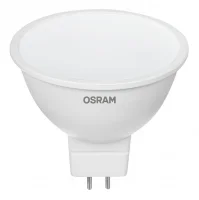 Лампа светодиодная LED 6Вт GU5.3 6500К 600Лм CRI95 спот 170-250В (замена 60Вт) OSRAM матовый рассеиватель