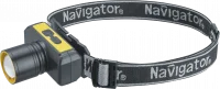 Фонарь светодиодный NPT-H41-ACCU 10Вт 1LED налобный аккумуляторный