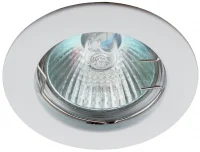 Светильник встраиваемый литой MR16 KL1 WH ,12V, 50W белый (100/3000)