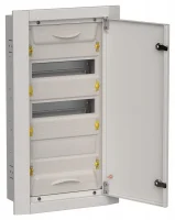 TITAN 5 Корпус металлический ЩРв-36 (1х36) 630х365х130мм IP31 серый (одна дверь)