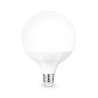 Лампа светодиодная LED 22 Вт 1800 лм 3000К шар G125 теплый E27 AC 220В Black