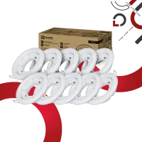 Светильник встраиваемый GX53R-PRO RW-10PACK под GX53 белый (10 шт./упак.) IN HOME