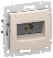 IEKVALENA Розетка компьютерная RJ45 категория 5Е UTP 6945901 песочный IEK