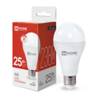 Лампа светодиодная LED-A65-VC 25Вт 230В Е27 4000К 2380Лм IN HOME