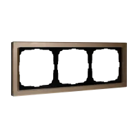 ARTGALLERY PURE 3-постовая РАМКА, ОРГАНИЧЕСКОЕ СТЕКЛО ШАМПАНЬ