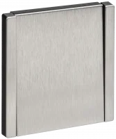 FORTE&PIANO Выключатель 1-клавишный 10А FP701M металл никель IEK