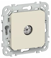 FLITE Розетка TV экранированная оконечная тип M РТВм-1-1-1-ФлСл сливочный IEK