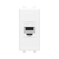 Avanti Компьютерная розетка RJ-45 без шторки      модульная кат.5е экранированная Белое облако 1    модуль