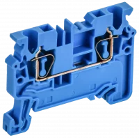 ARMAFIX Клемма пружинная CX2.5 BU 2,5мм2 проходная синяя IEK