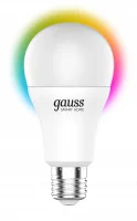 Лампа светодиодная умная SMD LED 10 Вт 1055 лм RGBW E27 AC 220В IP20 изменение цветовой температуры и диммирование управление по Wi-Fi Smart Home