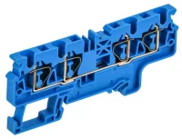 ARMAFIX Клемма пружинная CX4-4 BU 4мм2 четырехконтактная синяя