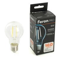 Лампа светодиодная LED 6вт Е27 дневной FILAMENT .PRO