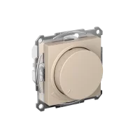 ATLASDESIGN СВЕТОРЕГУЛЯТОР (диммер) повор-нажим,  LED, RC, 400Вт, мех., ПЕСОЧНЫЙ